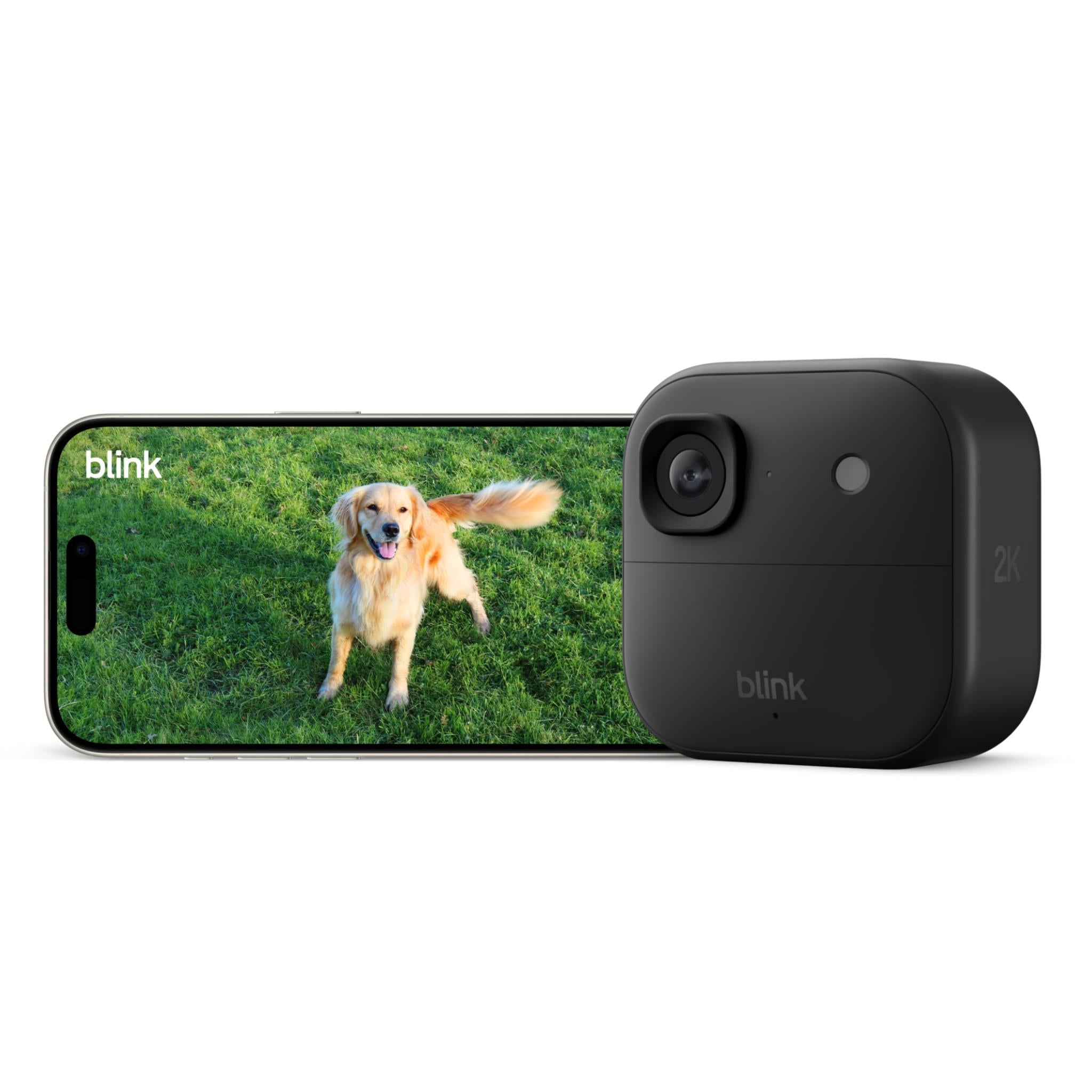 Blink Outdoor 2K+ Wireless Security Camera (Black) [2 Pack]