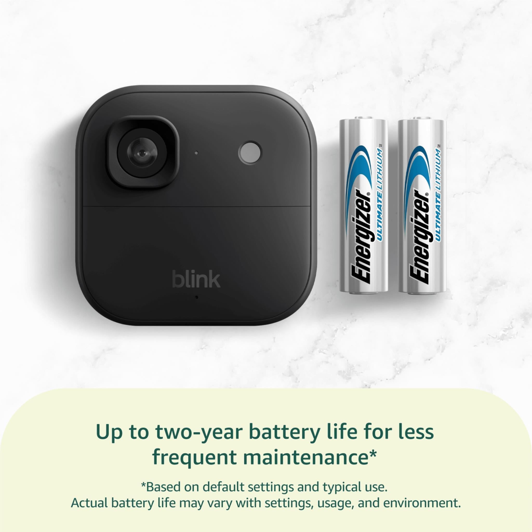 Blink Outdoor 2K+ Wireless Security Camera (Black) [3 Pack]