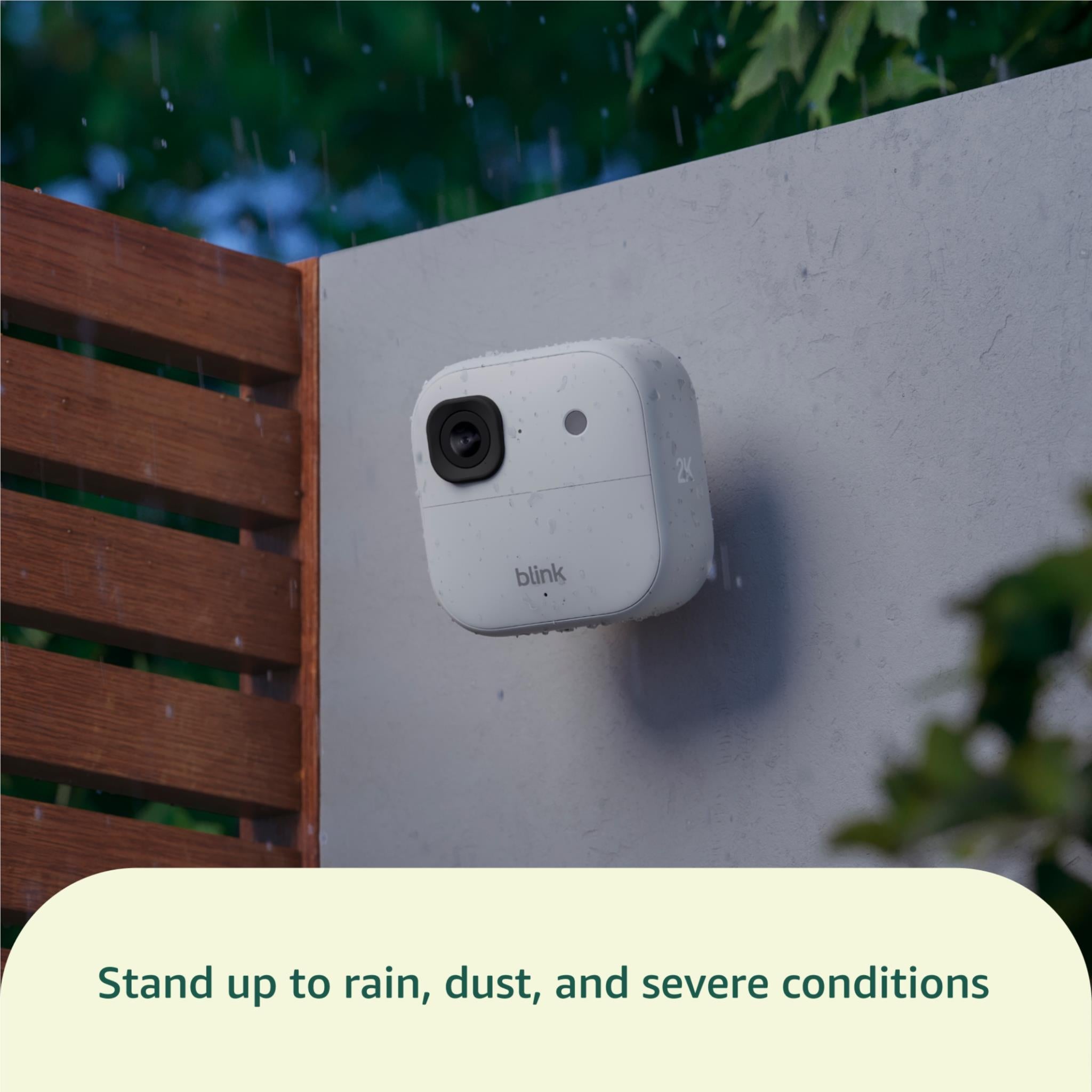 Blink Outdoor 2K+ Wireless Security Camera (White) [Add-on]