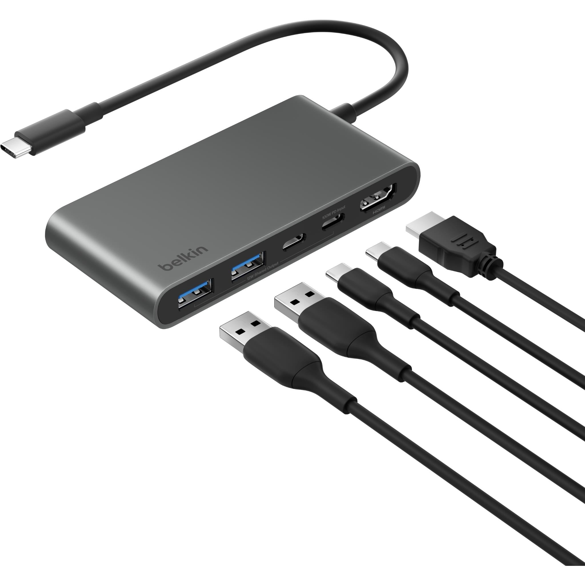 Belkin Connect USB-C 5-Port Hub with Dual USB-C Ports