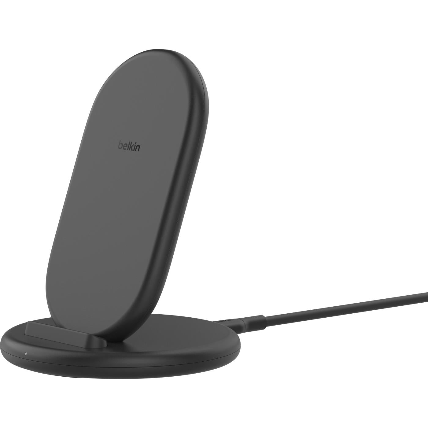 Belkin BoostCharge Wireless Charging Stand 15W (Black) [Power supply included]