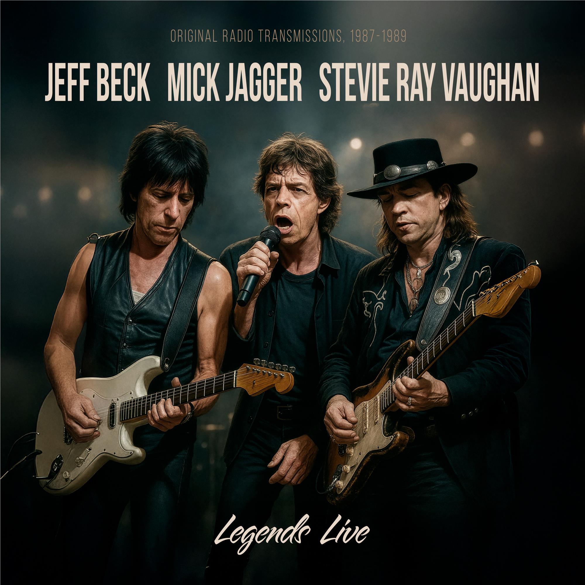 Legends Live (Vinyl) - By: Jeff Beck, Mick Jagger, Stevie Ray Vaughan