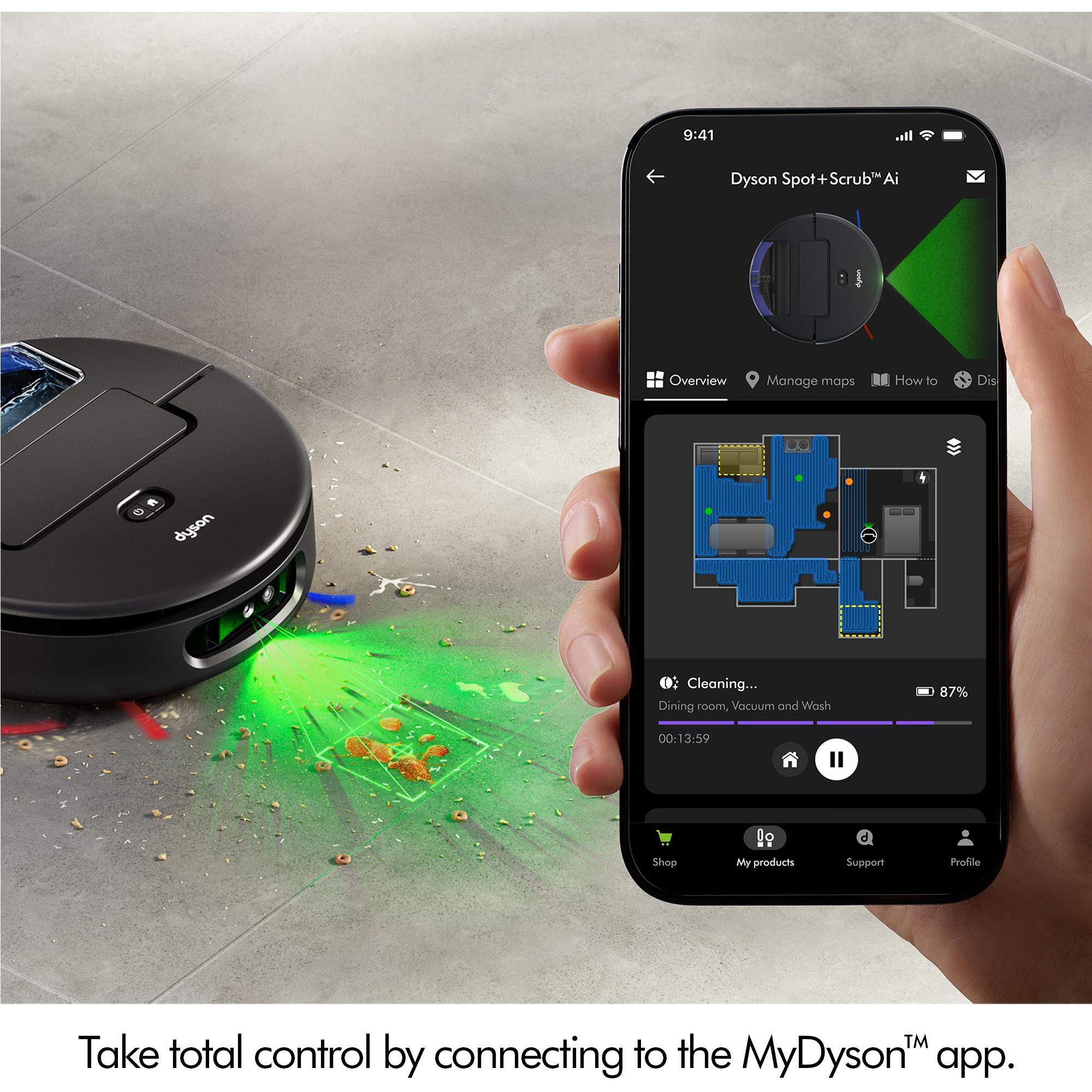 Dyson Spot+Scrub™Ai Wet and Dry Robot Vacuum