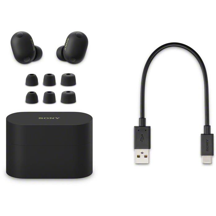 Sony WF-1000XM6 truly wireless noise cancelling earbuds in black with charging case, image 8 - In-Ear Headphones & Earbuds at Tech Supply Shed NZ