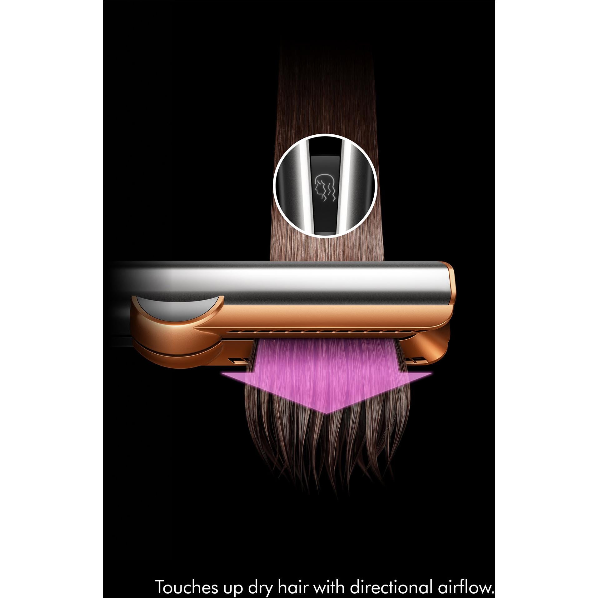 Dyson Airstrait™ straightener and dryer (Ceramic Apricot / Topaz)