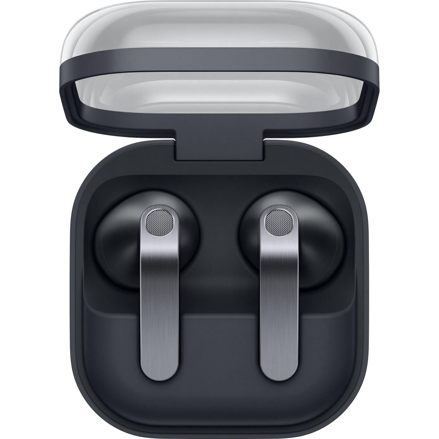 Samsung Galaxy Buds4 true wireless noise cancelling earbuds in black with charging case, image 5 - In-Ear Headphones & Earbuds at Tech Supply Shed NZ