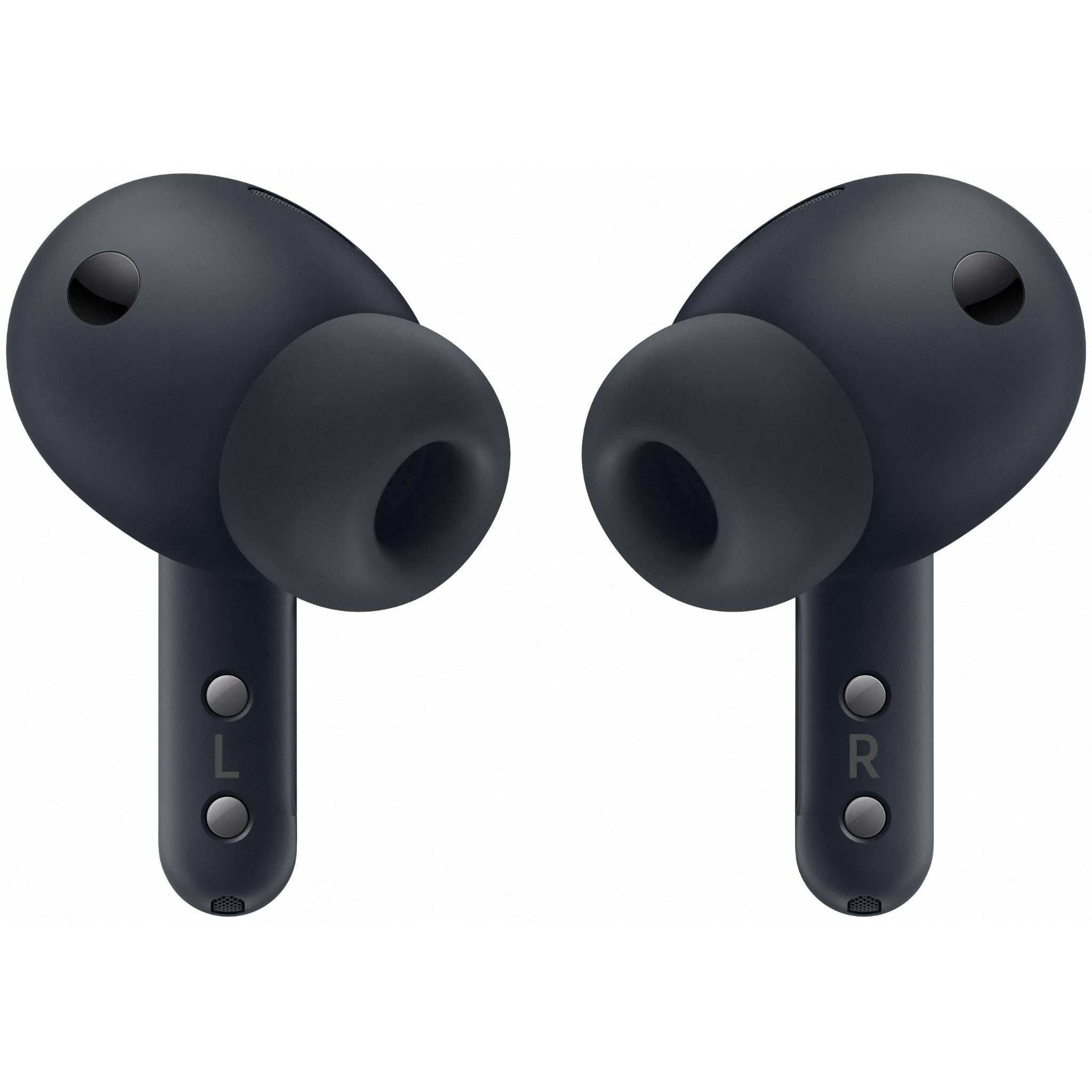 Samsung Galaxy Buds4 Pro true wireless noise cancelling earbuds in black with charging case, image 2 - In-Ear Headphones & Earbuds at Tech Supply Shed NZ