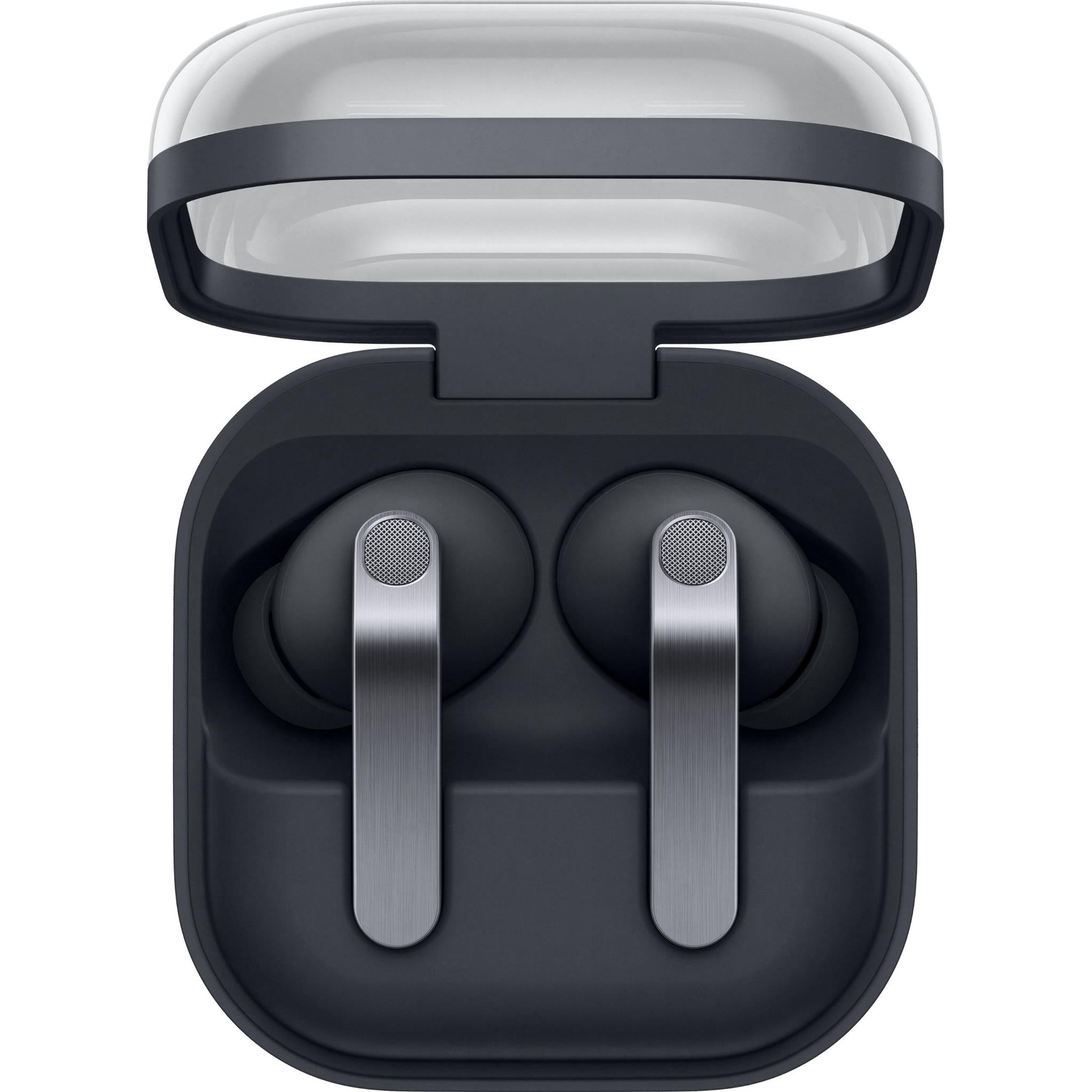 Samsung Galaxy Buds4 Pro true wireless noise cancelling earbuds in black with charging case, image 5 - In-Ear Headphones & Earbuds at Tech Supply Shed NZ