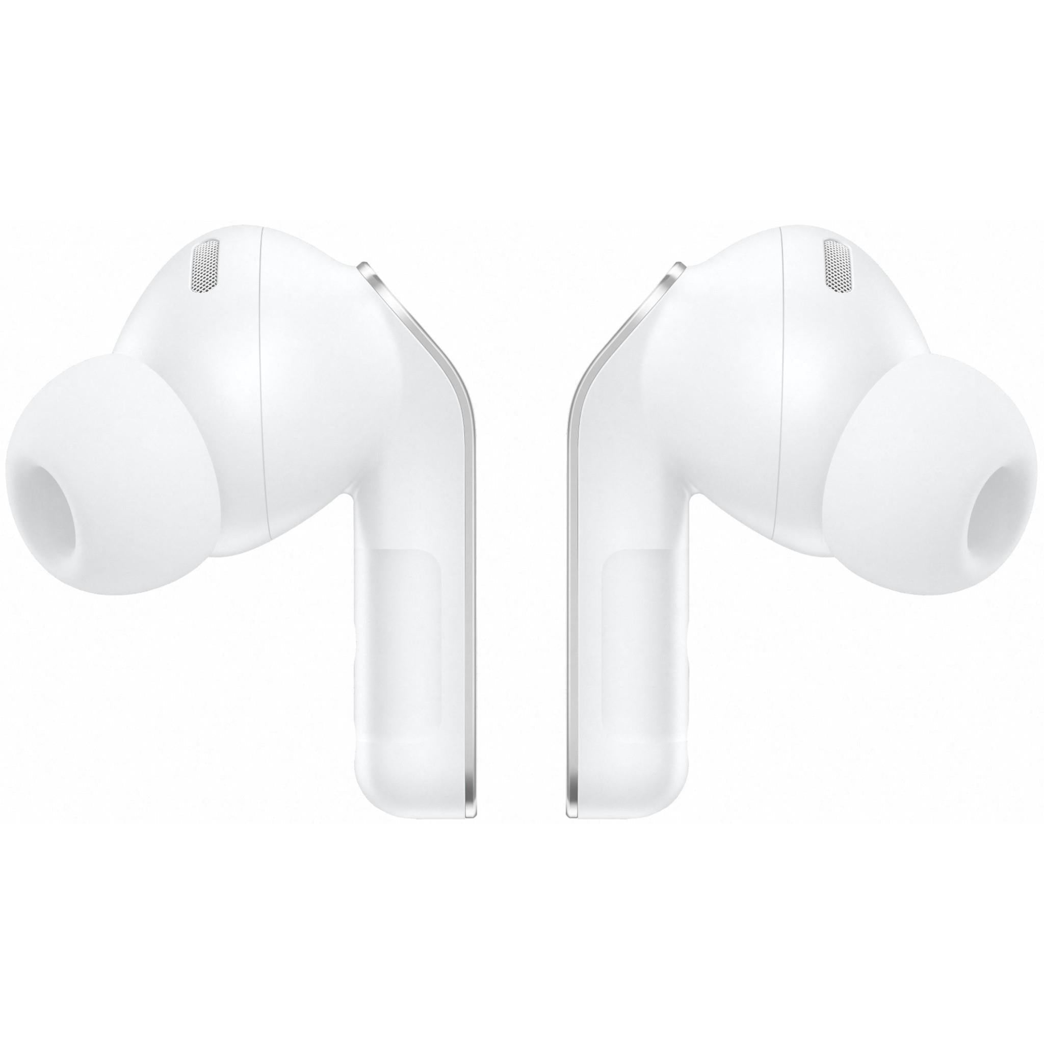 Samsung Galaxy Buds4 Pro true wireless noise cancelling earbuds in white with charging case, image 3 - In-Ear Headphones & Earbuds at Tech Supply Shed NZ