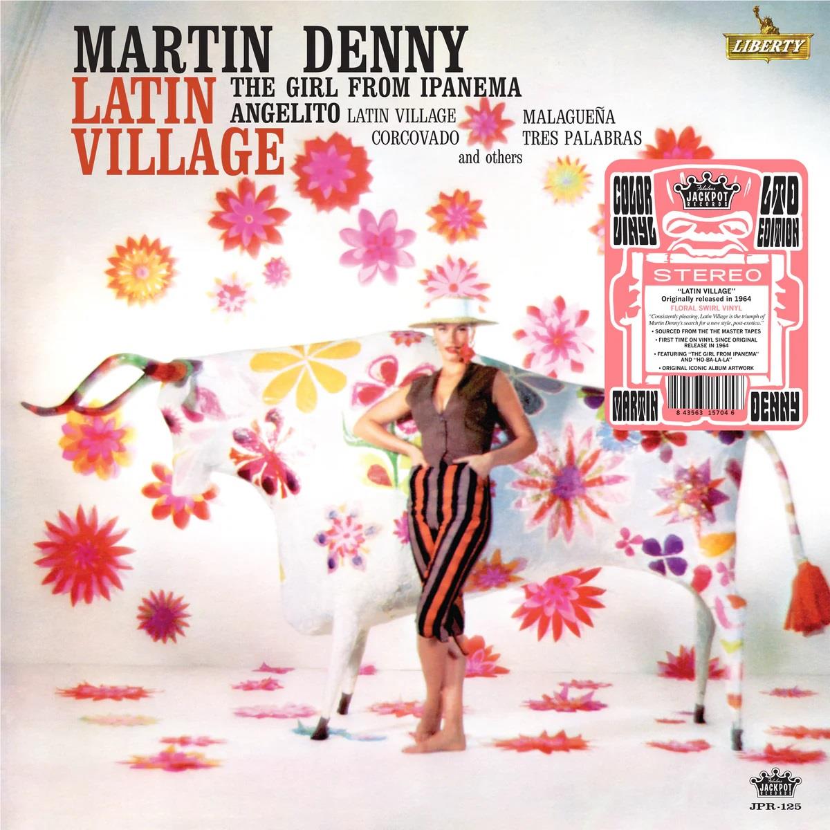 Latin Village (Floral Swirl Vinyl) - By: Martin Denny