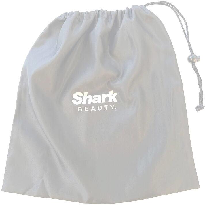Shark Beauty drawstring storage pouch for LED face mask, white