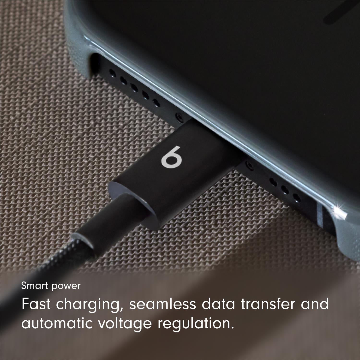 Beats USB-C to USB-C Woven Cable 1.5m (Bolt Black)