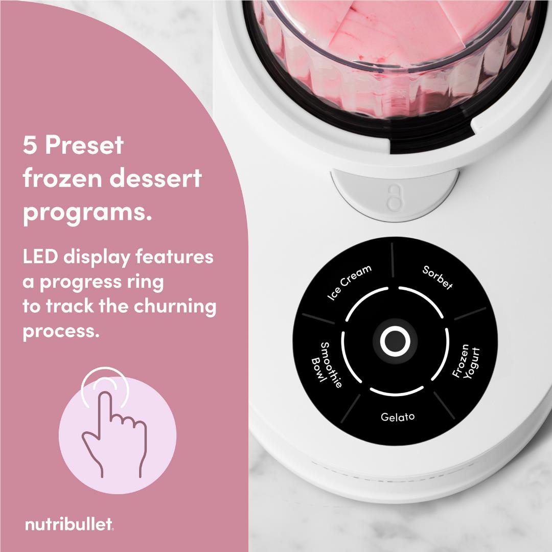 NutriBullet Chill Ice Cream Maker
