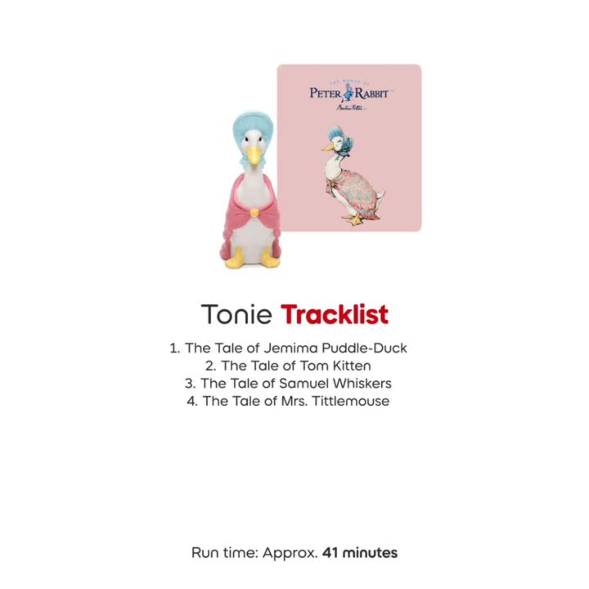 tonies Audio Character (Peter Rabbit - Jemima Puddle-Duck)