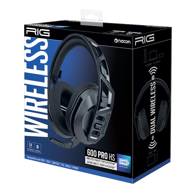 RIG 600 PRO HS dual wireless gaming headset for PlayStation in black, image 6 - Gaming Headsets at Tech Supply Shed NZ
