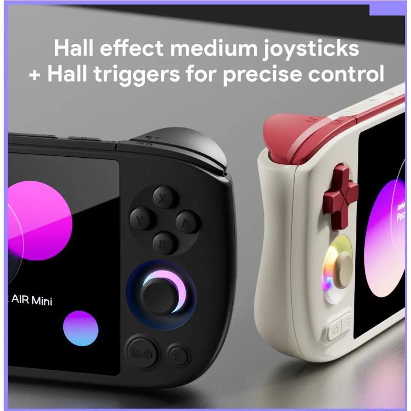 Ayaneo Pocket Air Mini Android handheld in white, image 5 - Retro & Handheld Gaming at Tech Supply Shed NZ