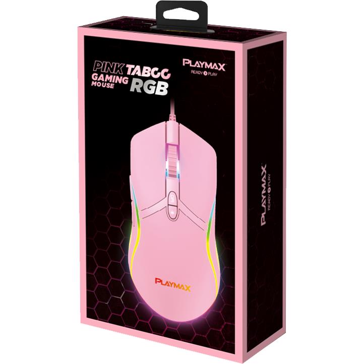 Playmax Pink Taboo RGB Mouse