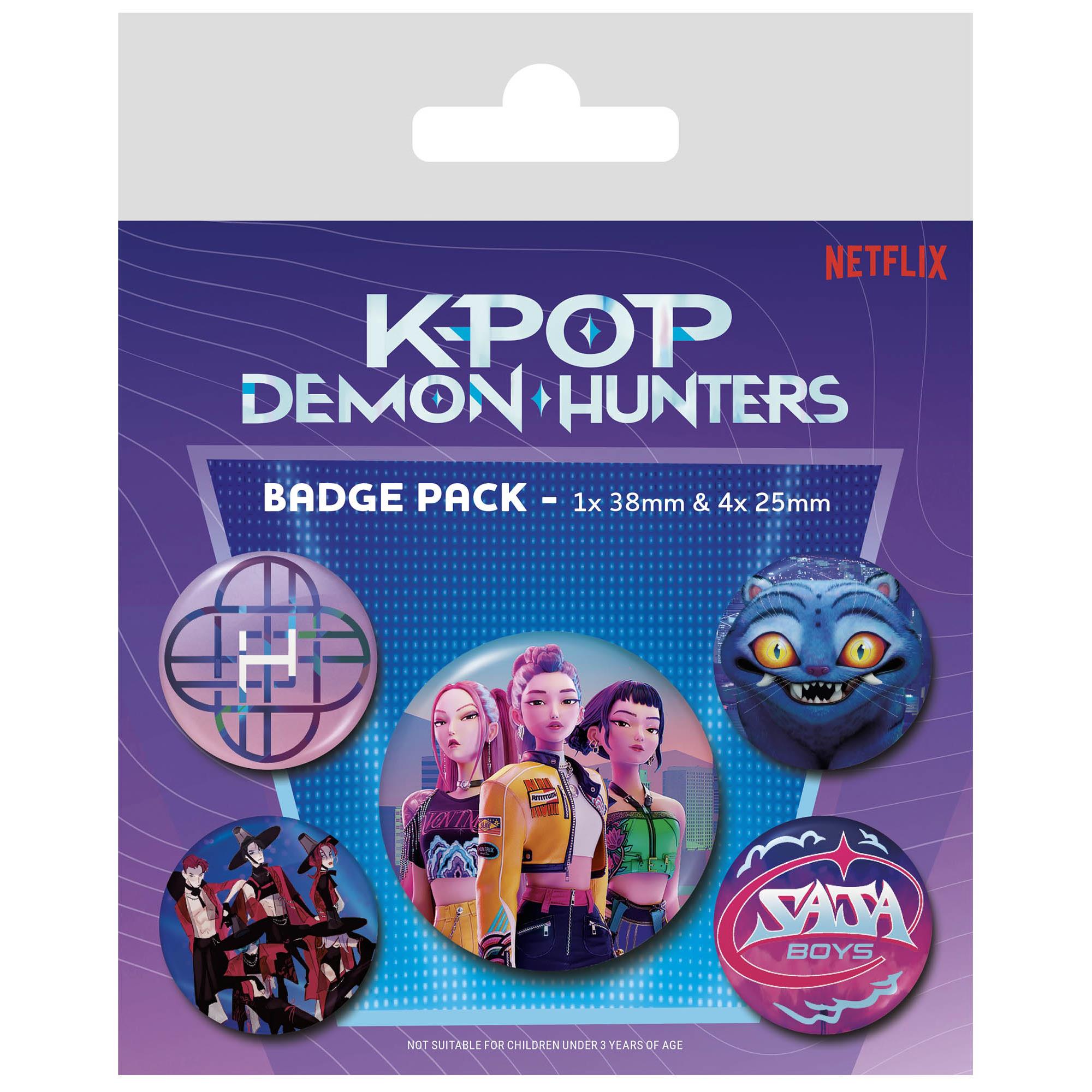 Impact Merch Badges 5 Pack (K-Pop Demon Hunters)