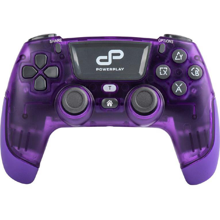PowerPlay wireless controller for PS4 and PC in translucent purple - Electronic Gaming Accessories at Tech Supply Shed NZ