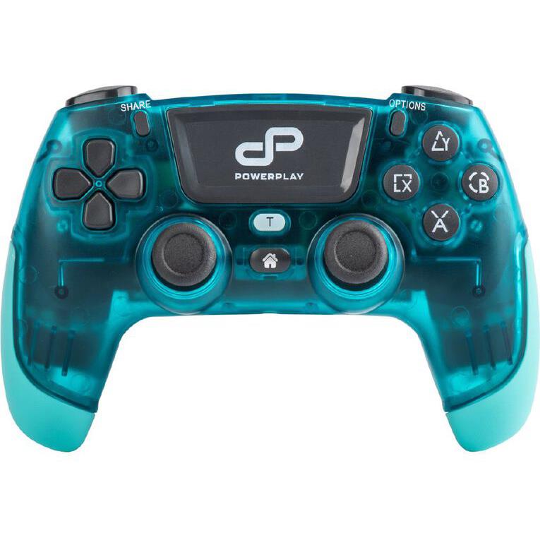 PowerPlay wireless controller for PS4 and PC in translucent teal - Electronic Gaming Accessories at Tech Supply Shed NZ