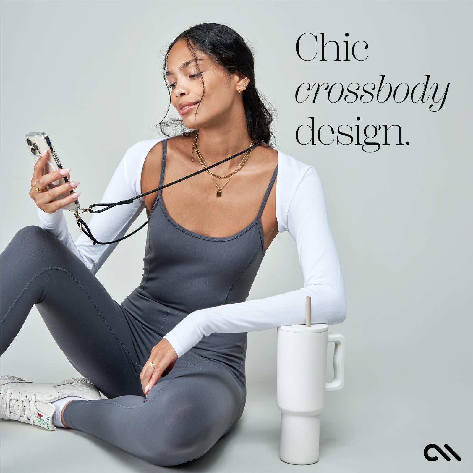 Case-Mate Crossbody Phone Strap (Black Rope)
