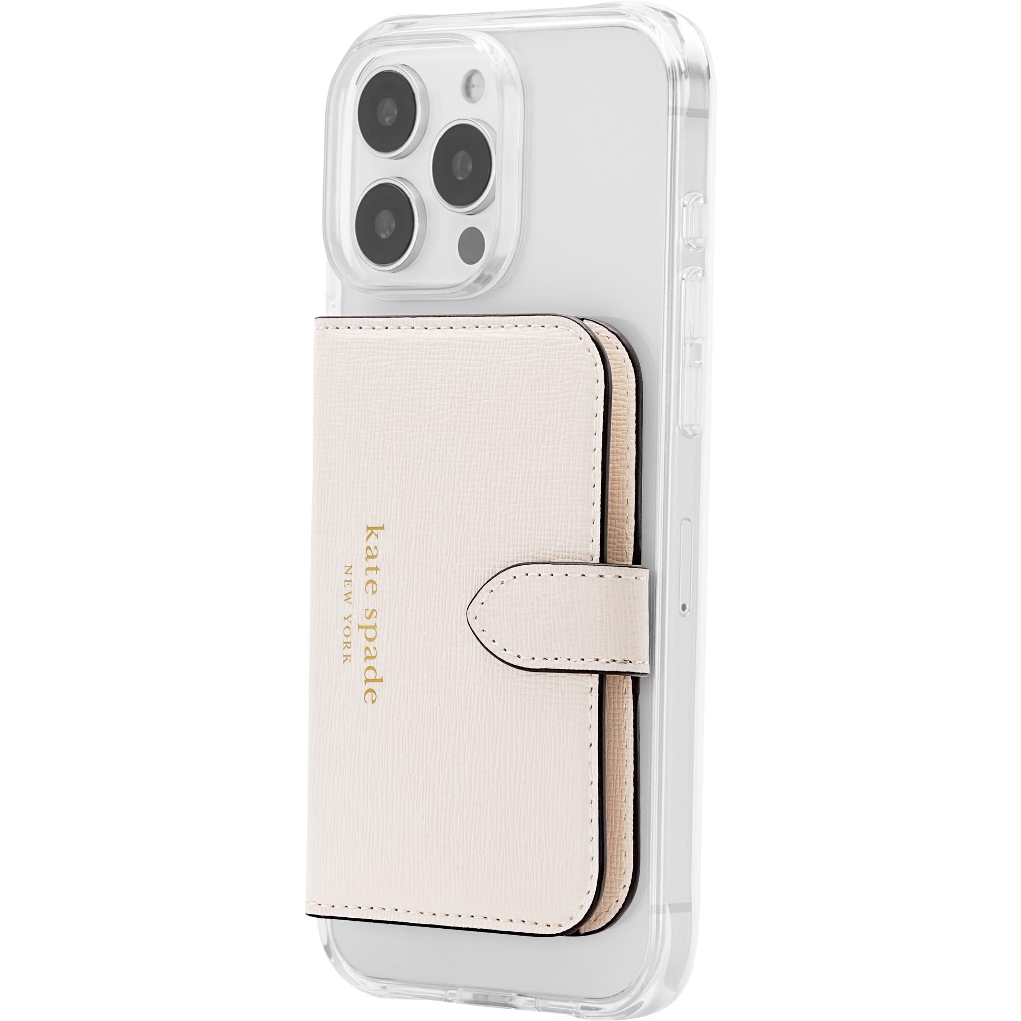 kate spade new york Morgan Magnetic Wallet (Cream)
