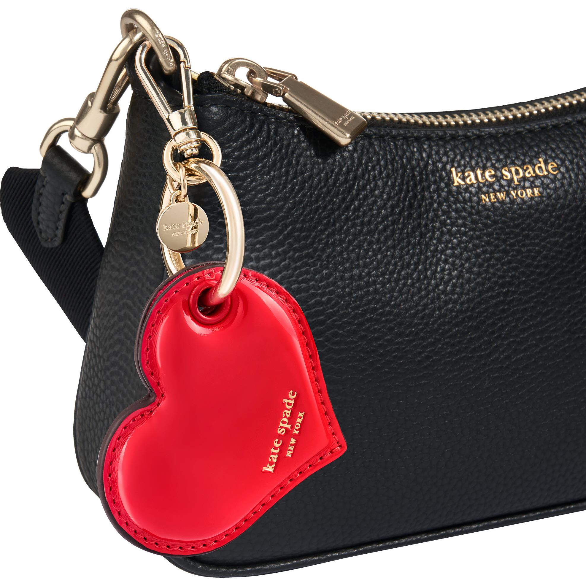 Kate Spade AirTag Charm Keychain (Heart)