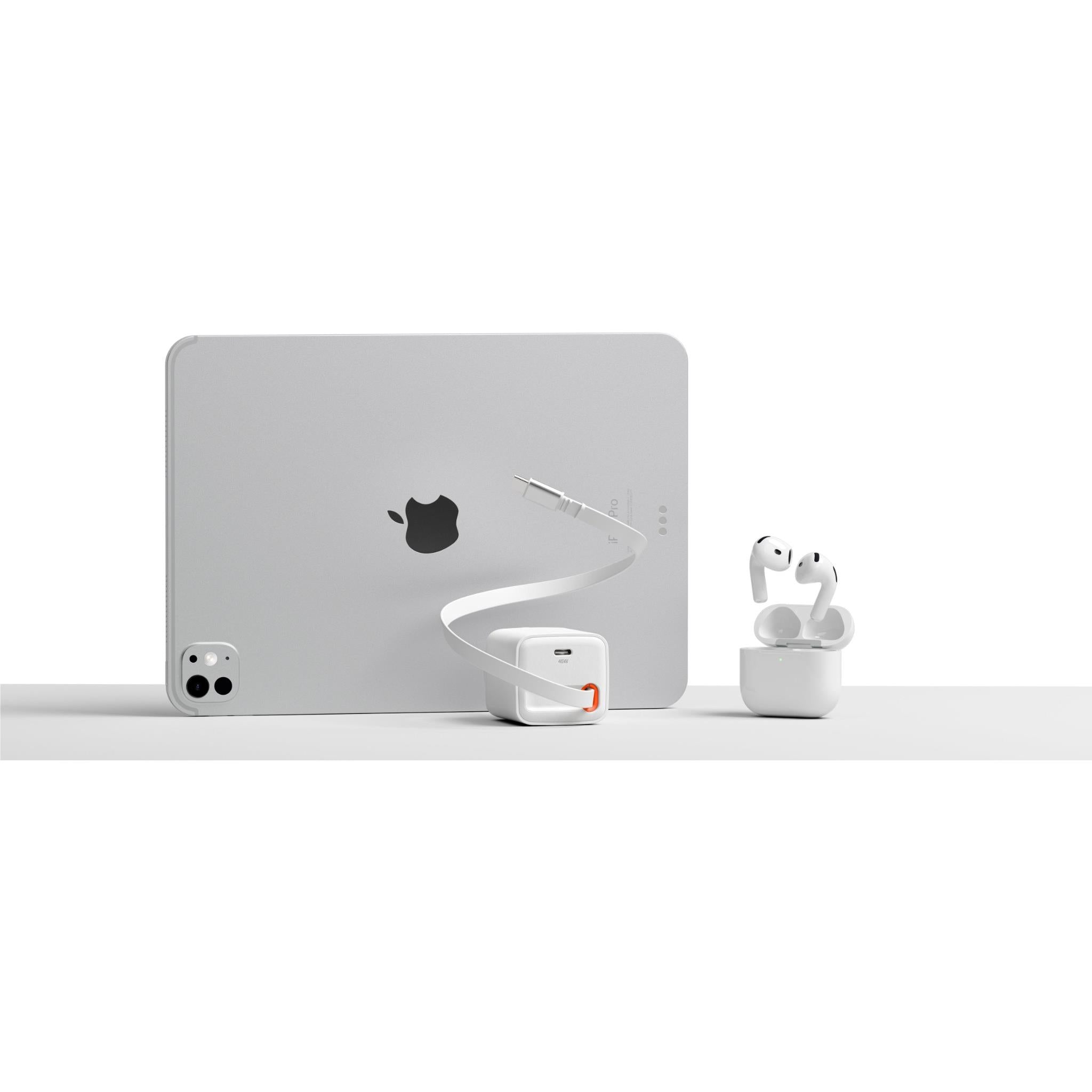 Cygnett PowerPlus 45W Wall Charger with 80cm Retractable USB-C Cable