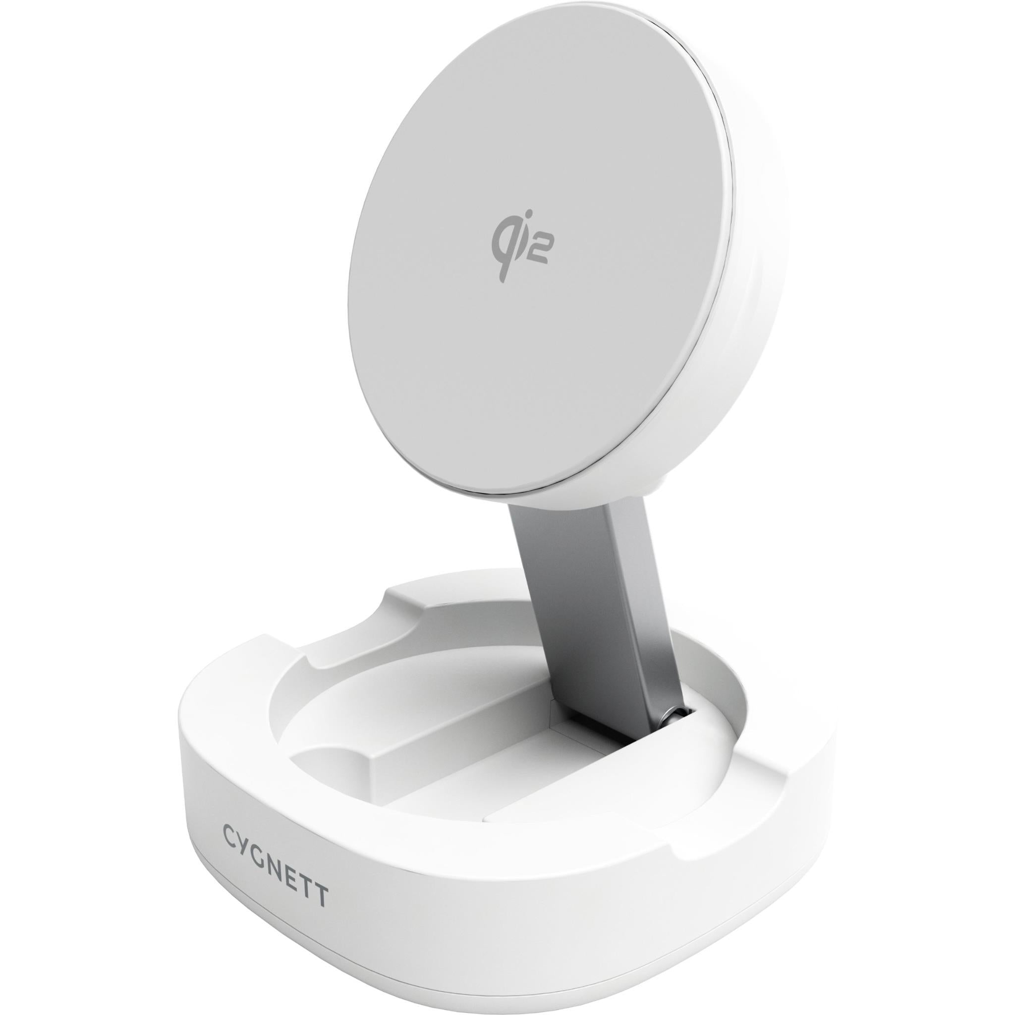 Cygnett ChargeBase Qi2.0 Single Wireless Charger (White)