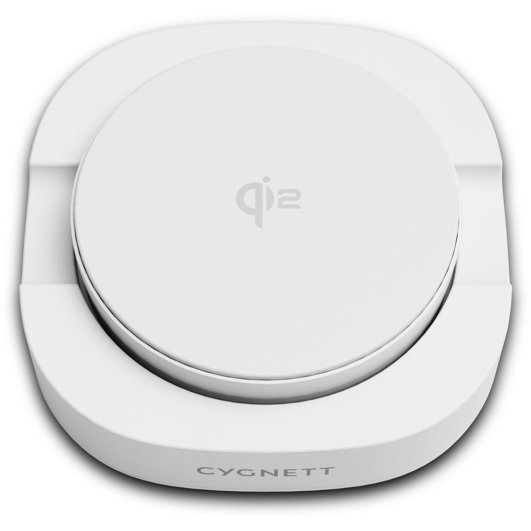 Cygnett ChargeBase Qi2.0 Single Wireless Charger (White)