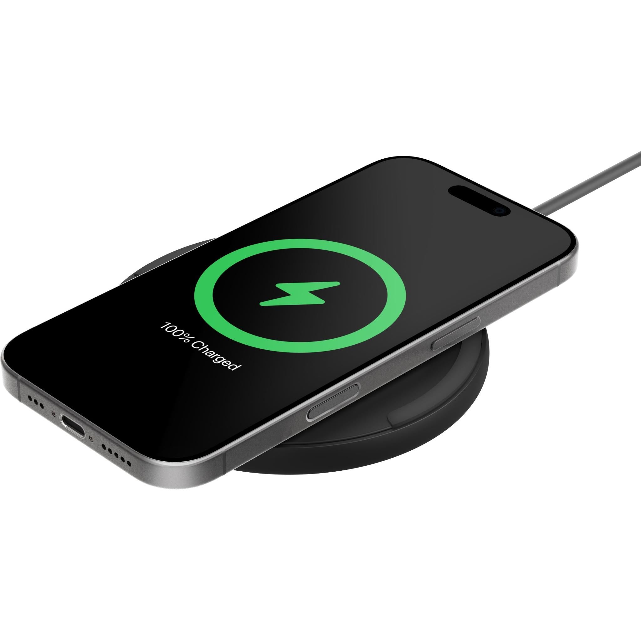 Belkin BoostCharge Wireless 15W Charging Pad with 20W Wall Charger (Black)