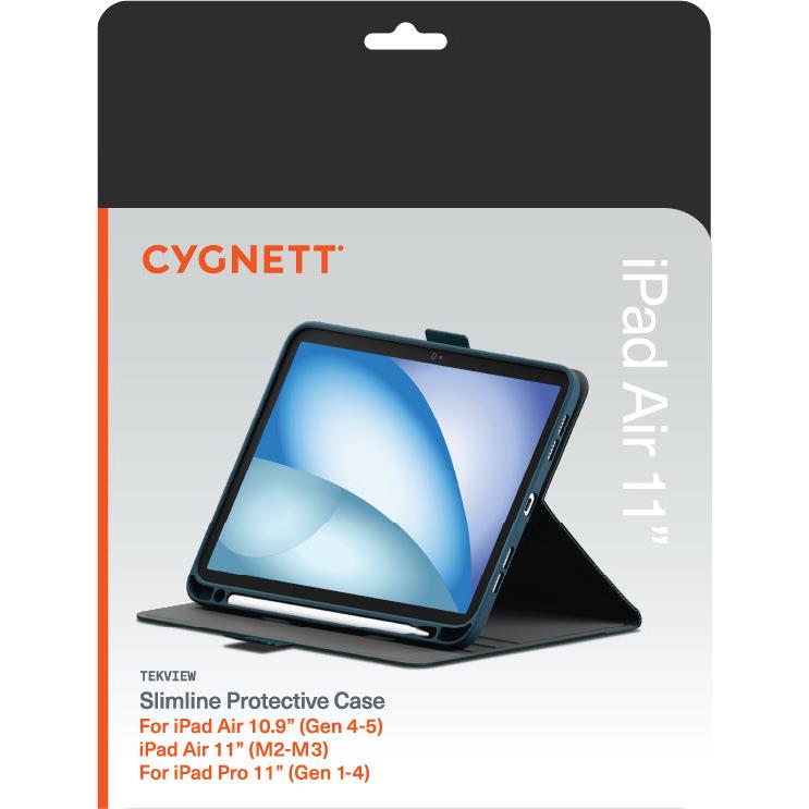 Cygnett Tekview Case for iPad Air M4-M3-M2 11 iPad Air 10.9 (Gen 4-5) iPad Pro 11 (Gen 1-4) (Dark Navy)