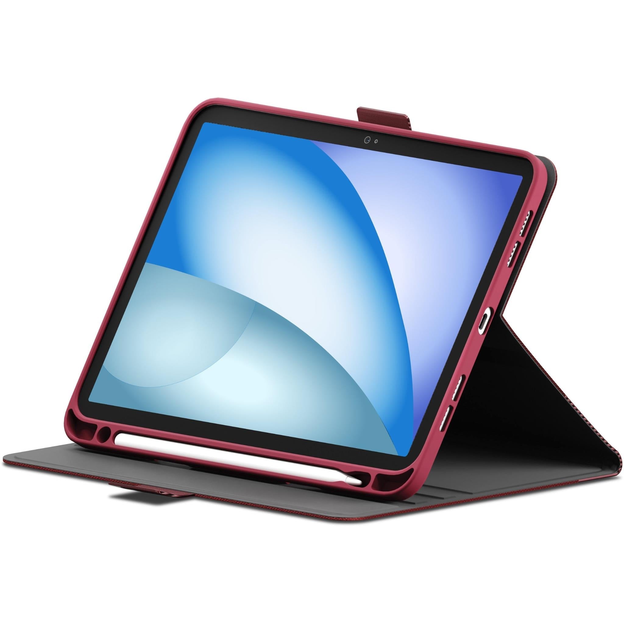 Cygnett Tekview Case for iPad Air M4-M3-M2 11 iPad Air 10.9 (Gen 4-5) iPad Pro 11 (Gen 1-4) (Cherry Rose)