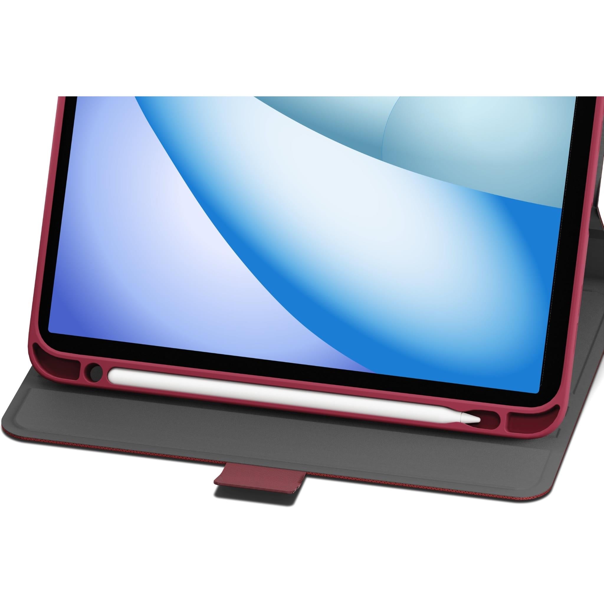 Cygnett Tekview Case for iPad Air M4-M3-M2 11 iPad Air 10.9 (Gen 4-5) iPad Pro 11 (Gen 1-4) (Cherry Rose)