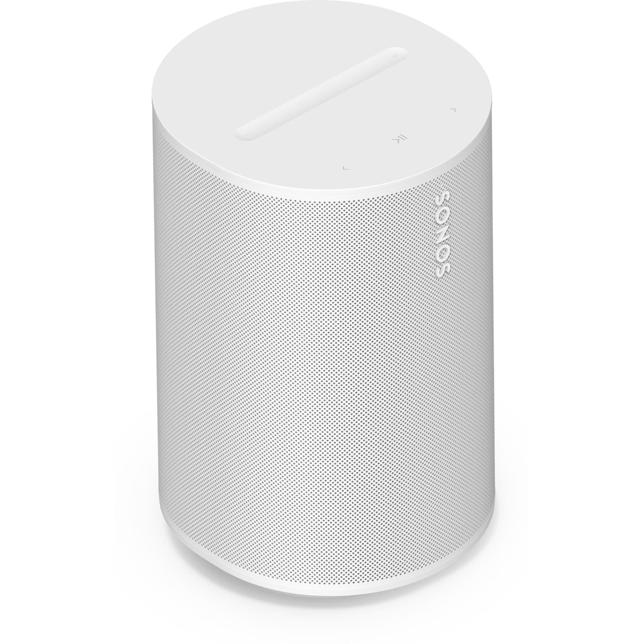 White Sonos Era 100 SL speaker top with light bar and control icons