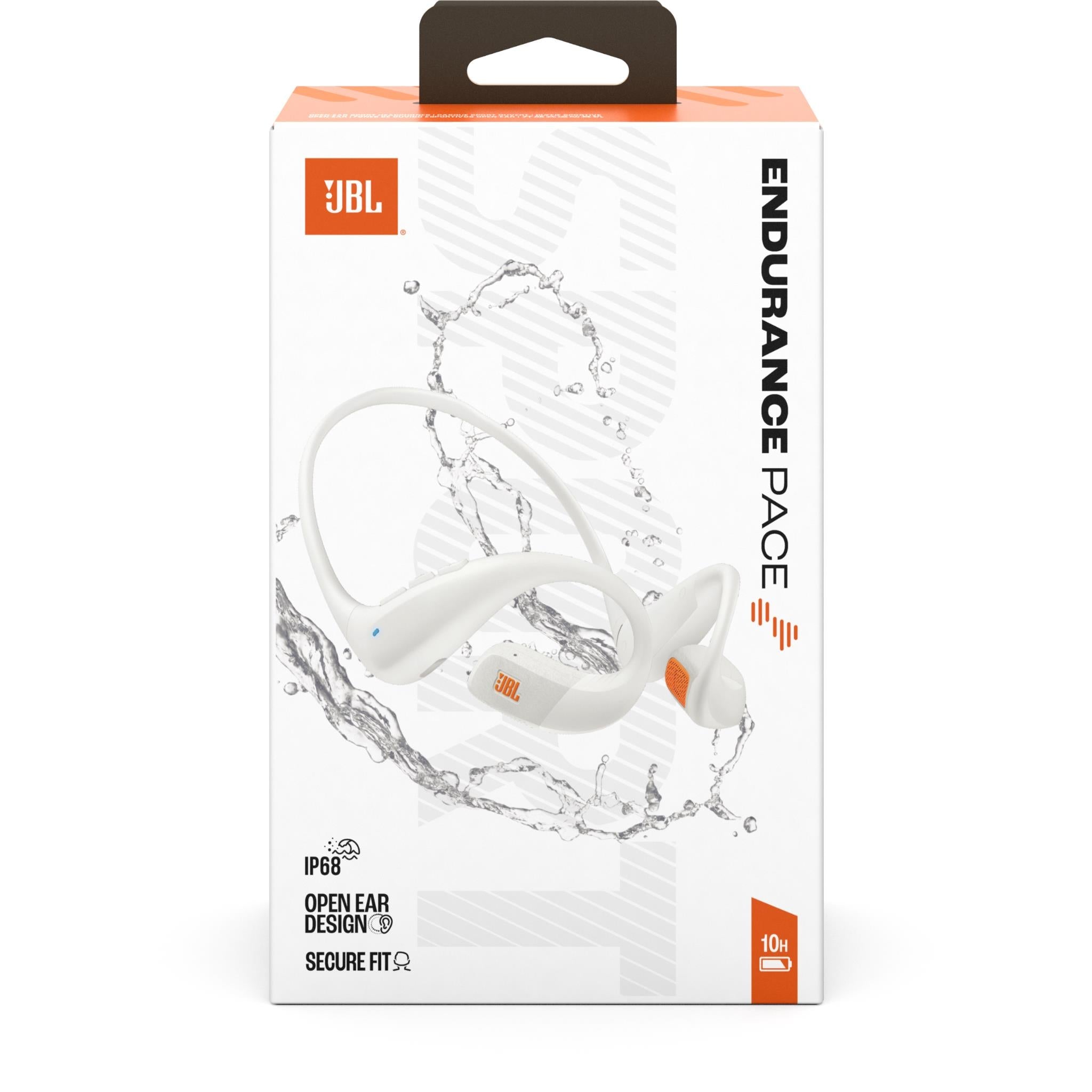 JBL Endurance Pace Waterproof Open-Ear Sport Headphones (White)