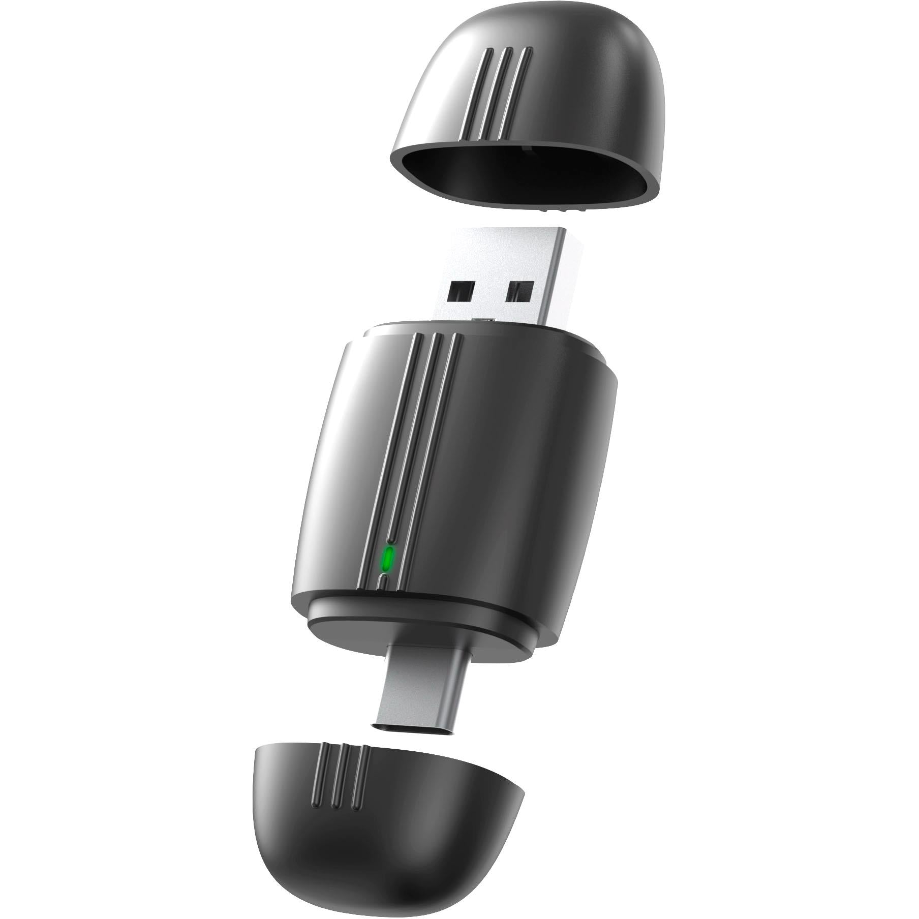 Navig8r Wireless Dongle for CarPlay with USB-A and USB-C