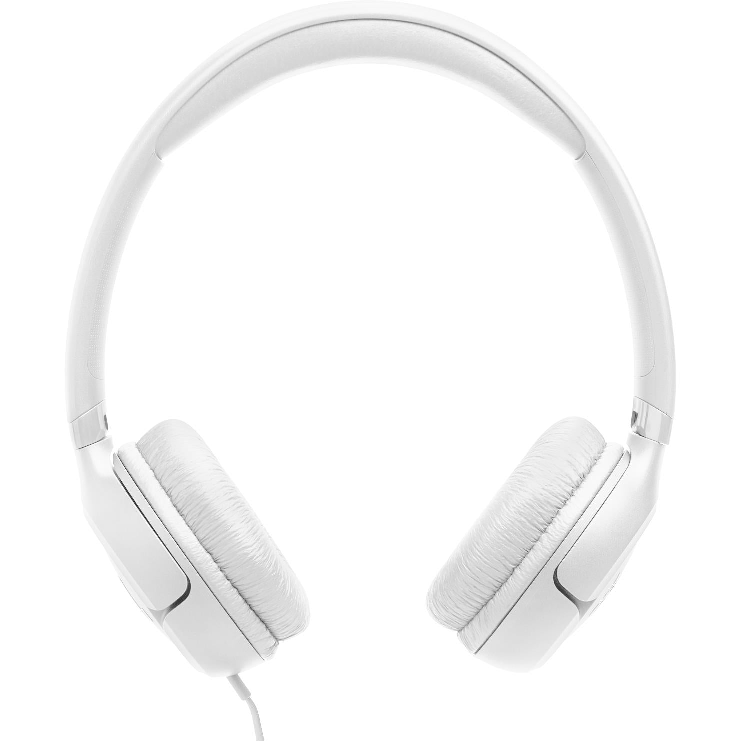 JBL Tune 530 Wired On-ear Headphones (White) [3.5mm]
