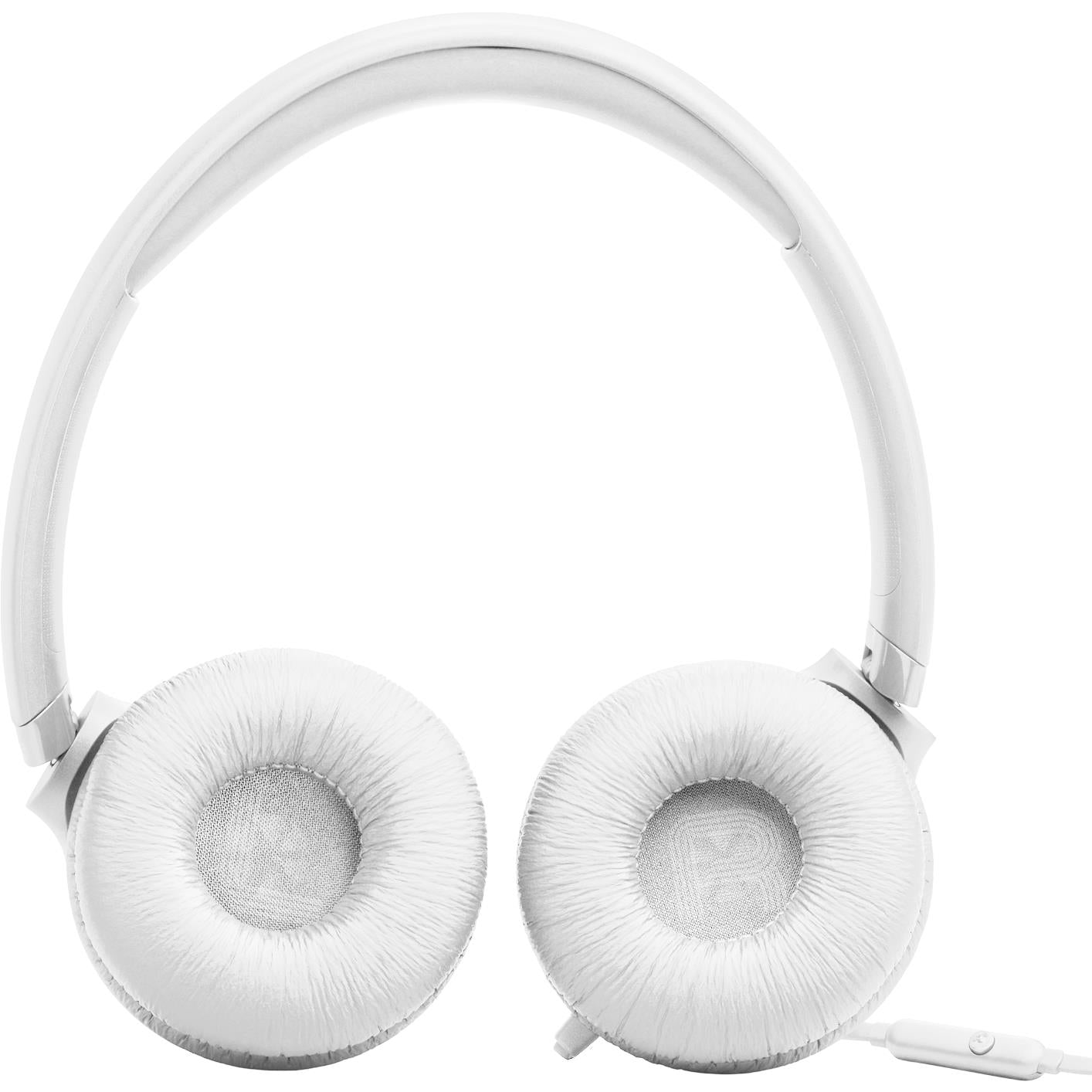 JBL Tune 530 Wired On-ear Headphones (White) [3.5mm]