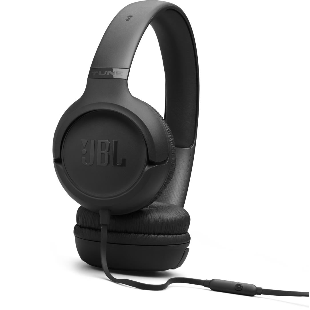JBL Tune 530 Wired On-ear Headphones (Black) [3.5mm]