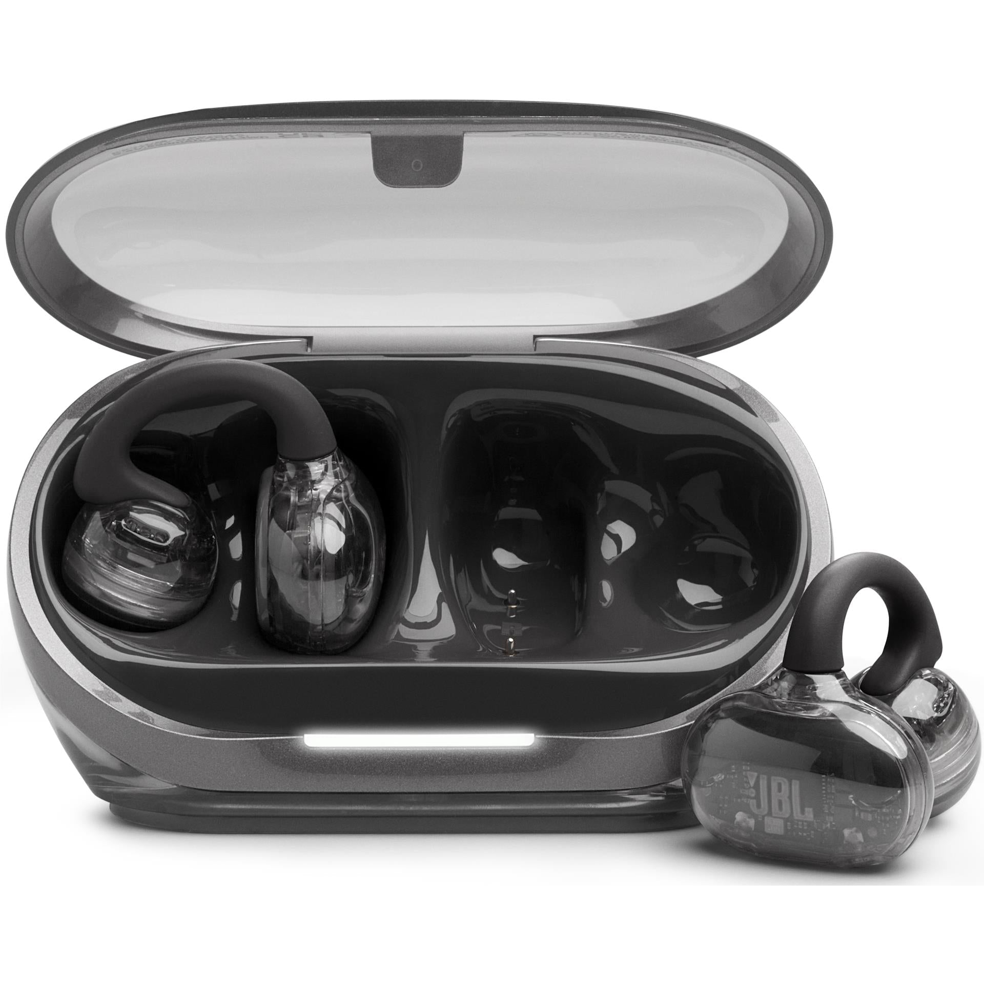JBL SoundGear Clips TWS Open Ear Buds (Ghost Black)