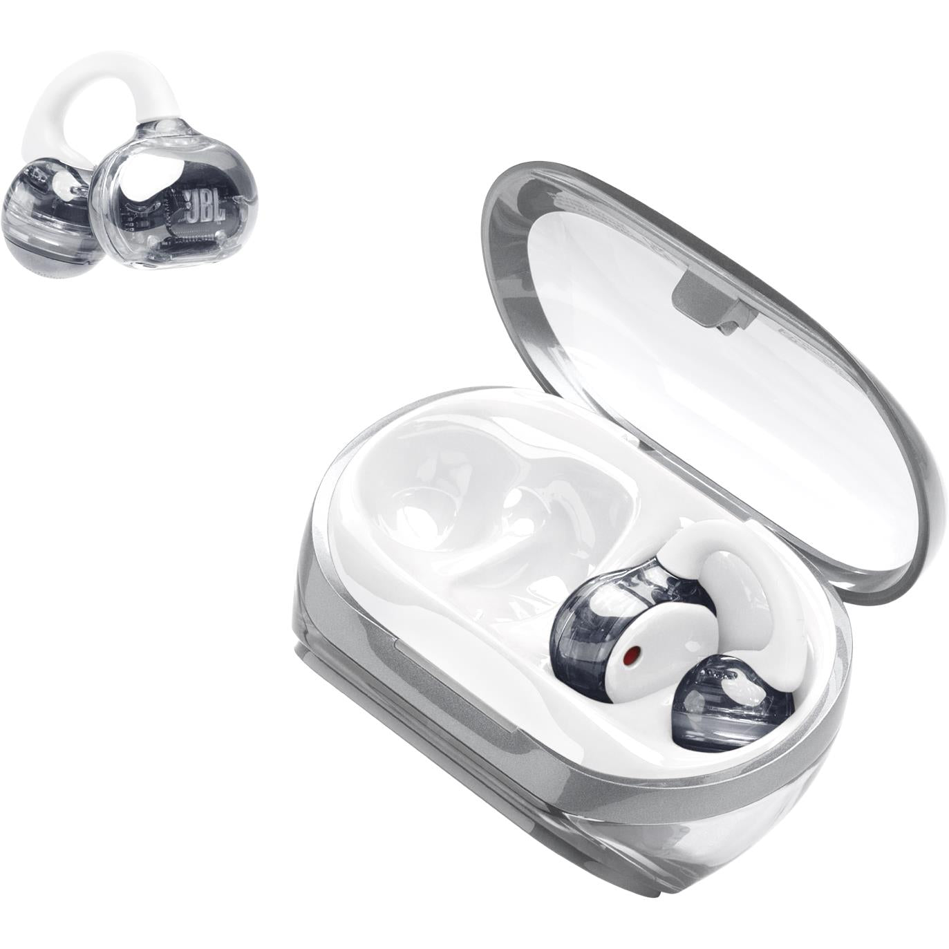 JBL SoundGear Clips TWS Open Ear Buds (Ghost White)