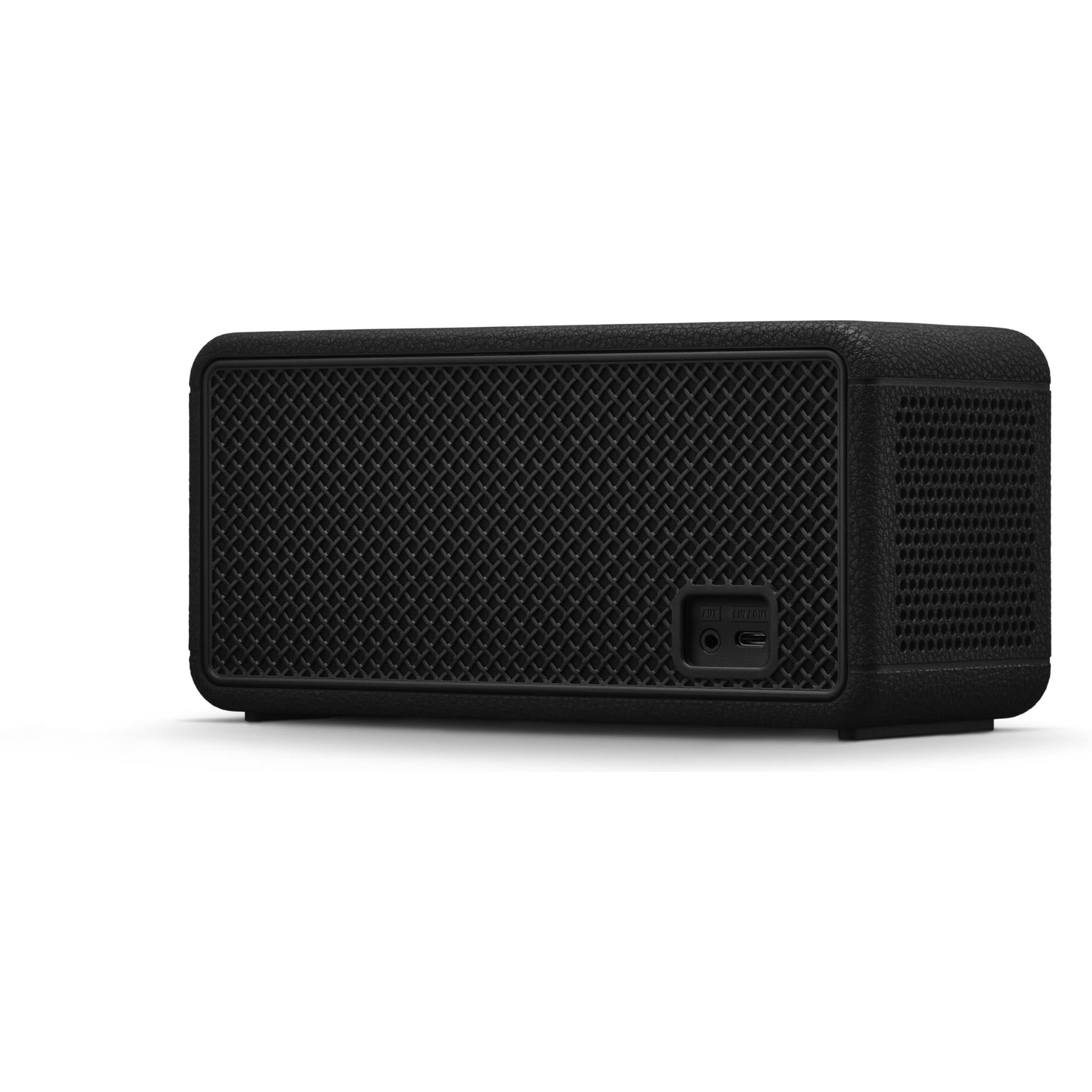 Marshall Middleton II portable Bluetooth speaker in black and brass, image 2 - Portable Speakers at Tech Supply Shed NZ