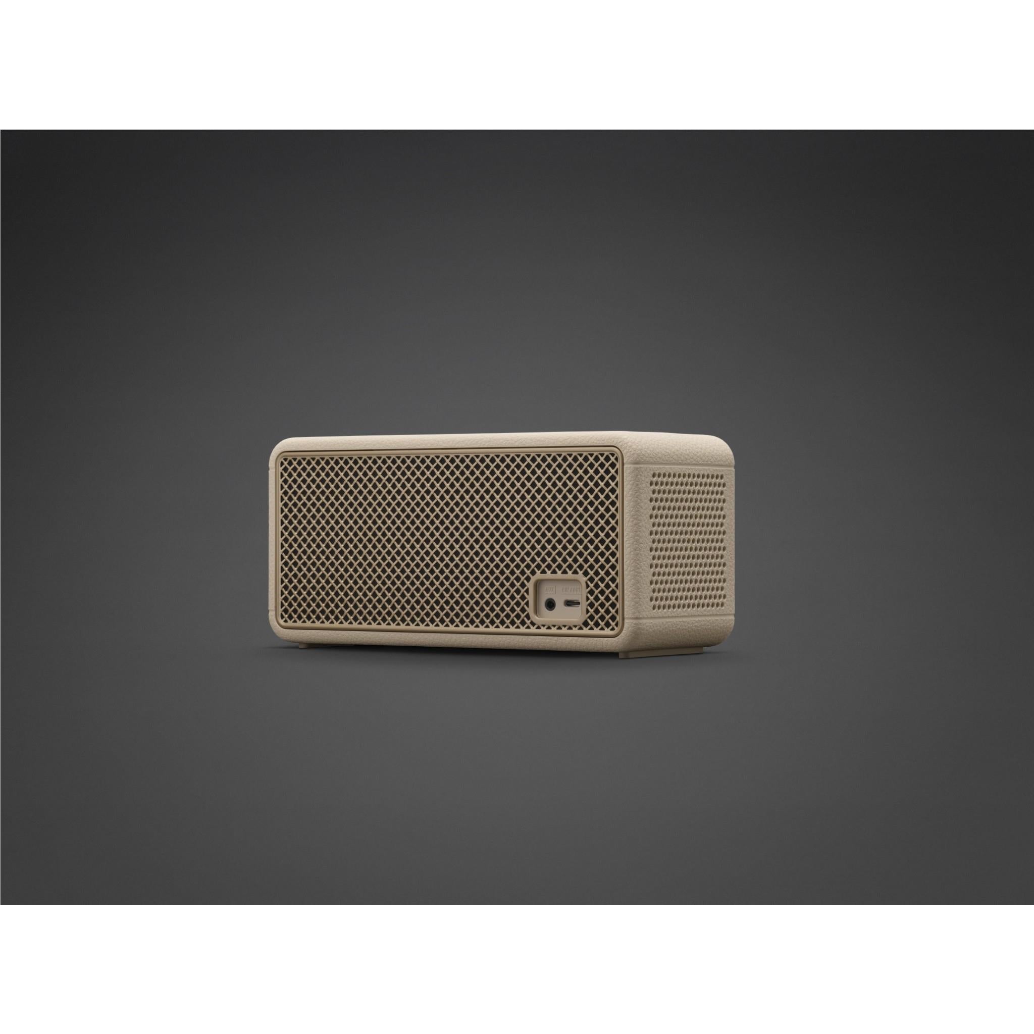 Marshall Middleton II portable Bluetooth speaker in cream, image 3 - Portable Speakers at Tech Supply Shed NZ