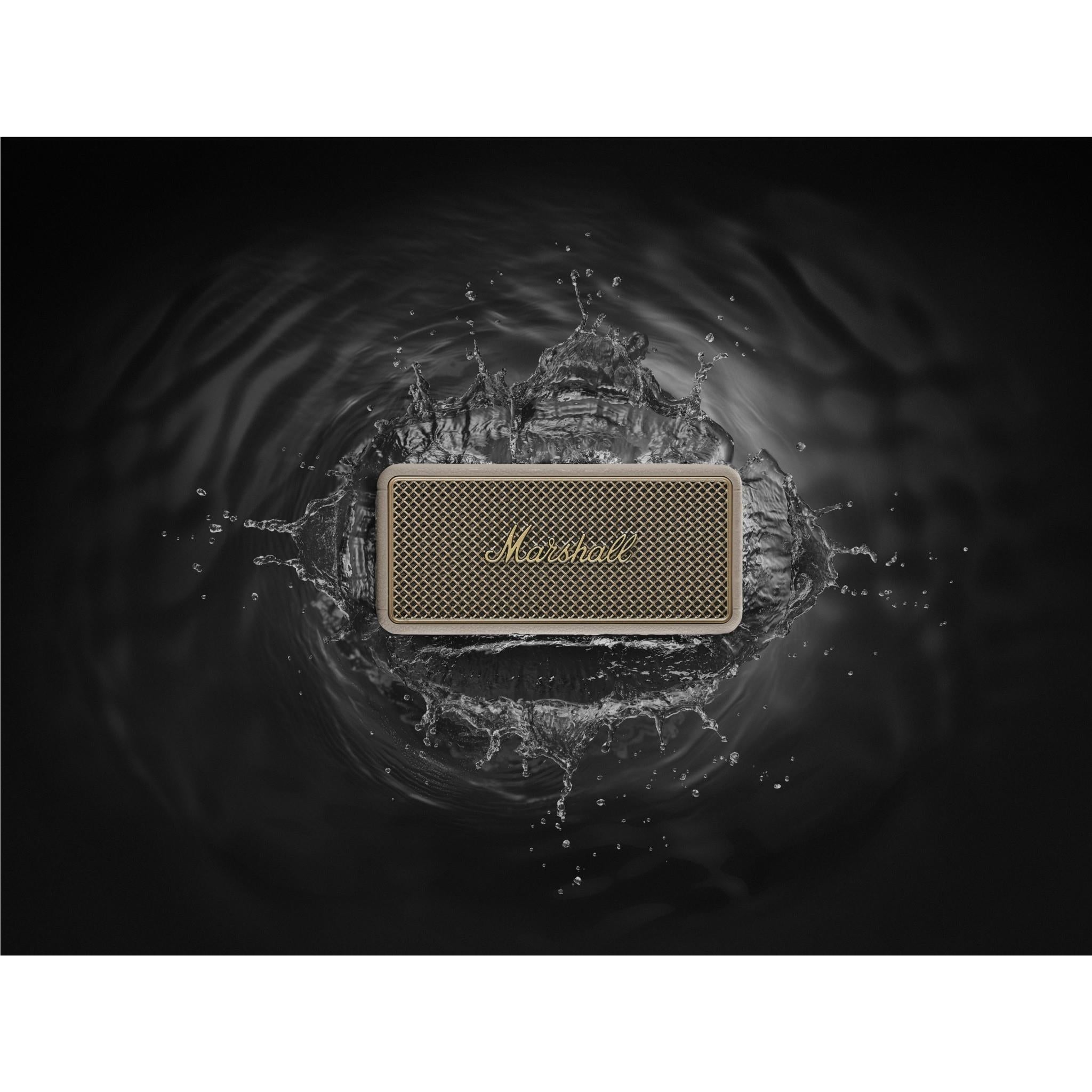 Marshall Middleton II portable Bluetooth speaker in cream, image 9 - Portable Speakers at Tech Supply Shed NZ