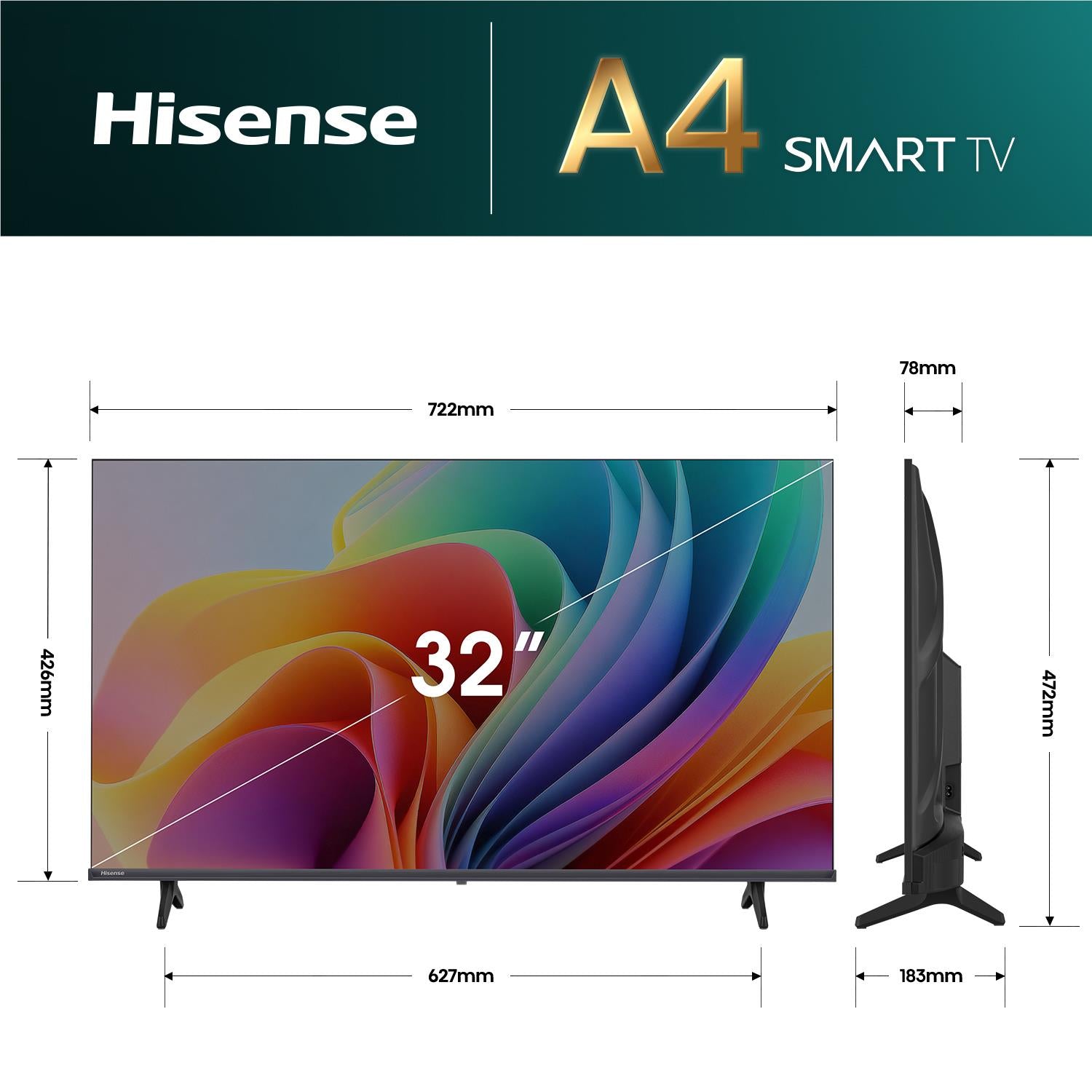 Hisense 32" A4SNZ HD Smart TV