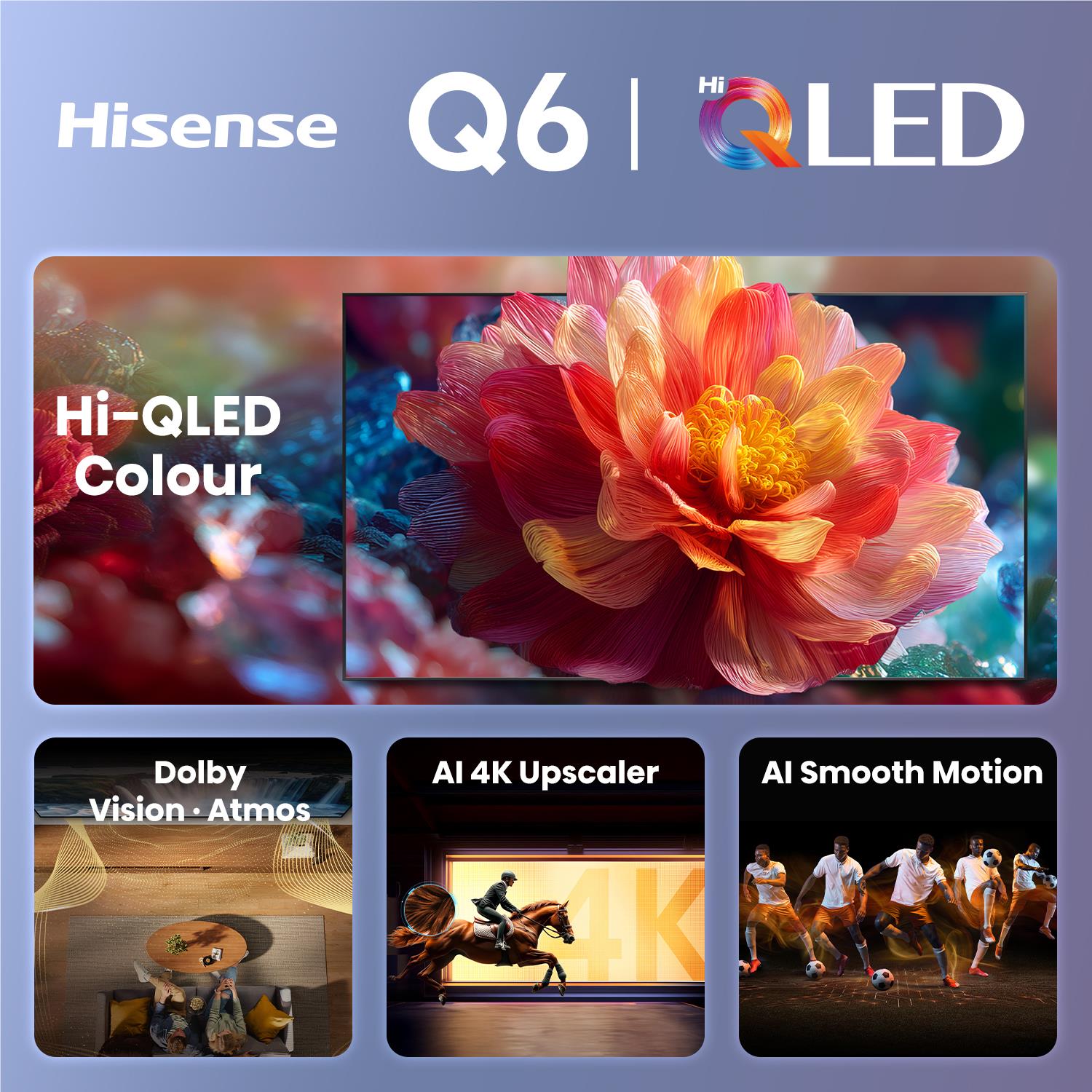 Hisense 85" Q6SNZ 4K Hi-QLED Smart TV [2026]