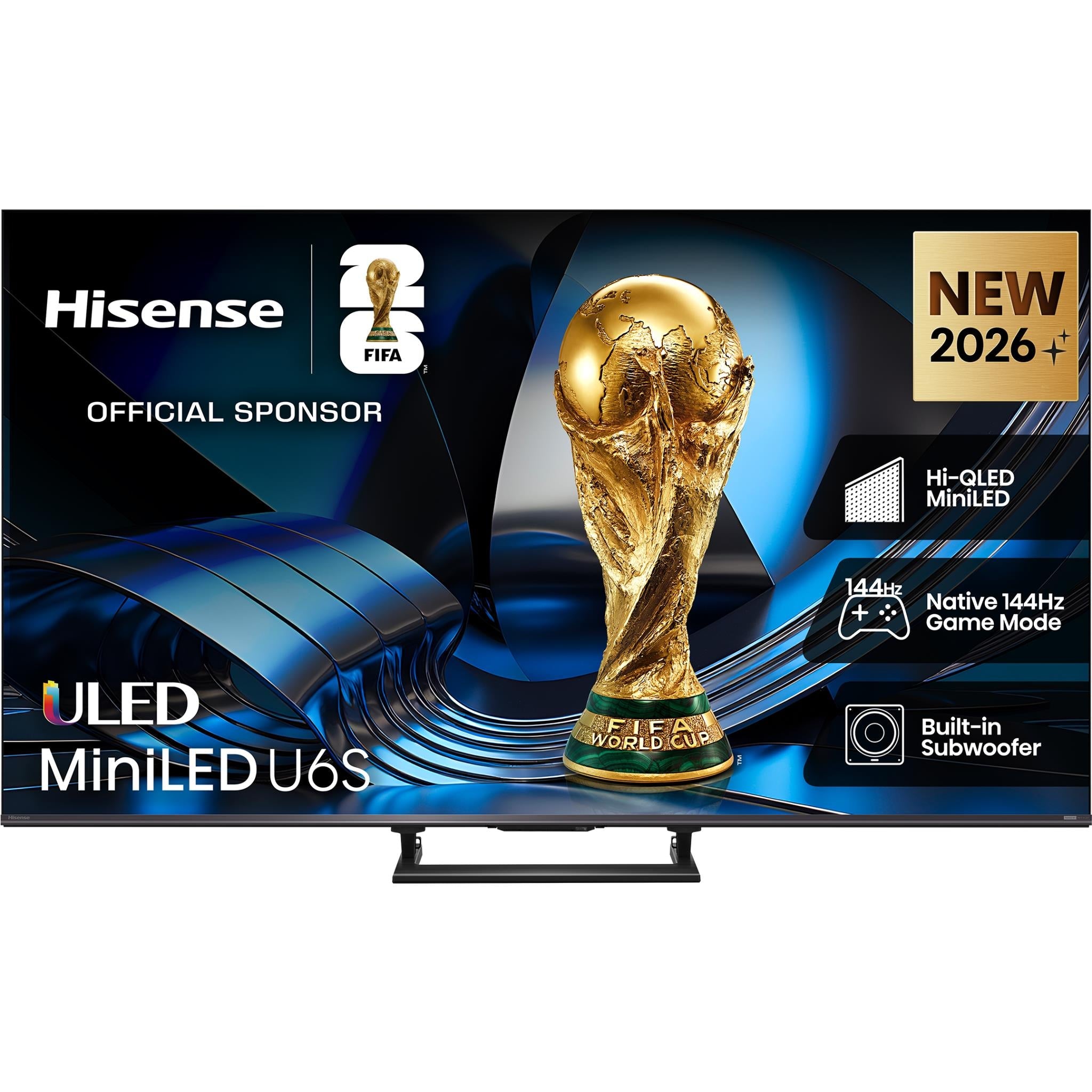 Hisense 65" U6SNZ Mini LED ULED 144Hz 4K Smart AI TV [2026]