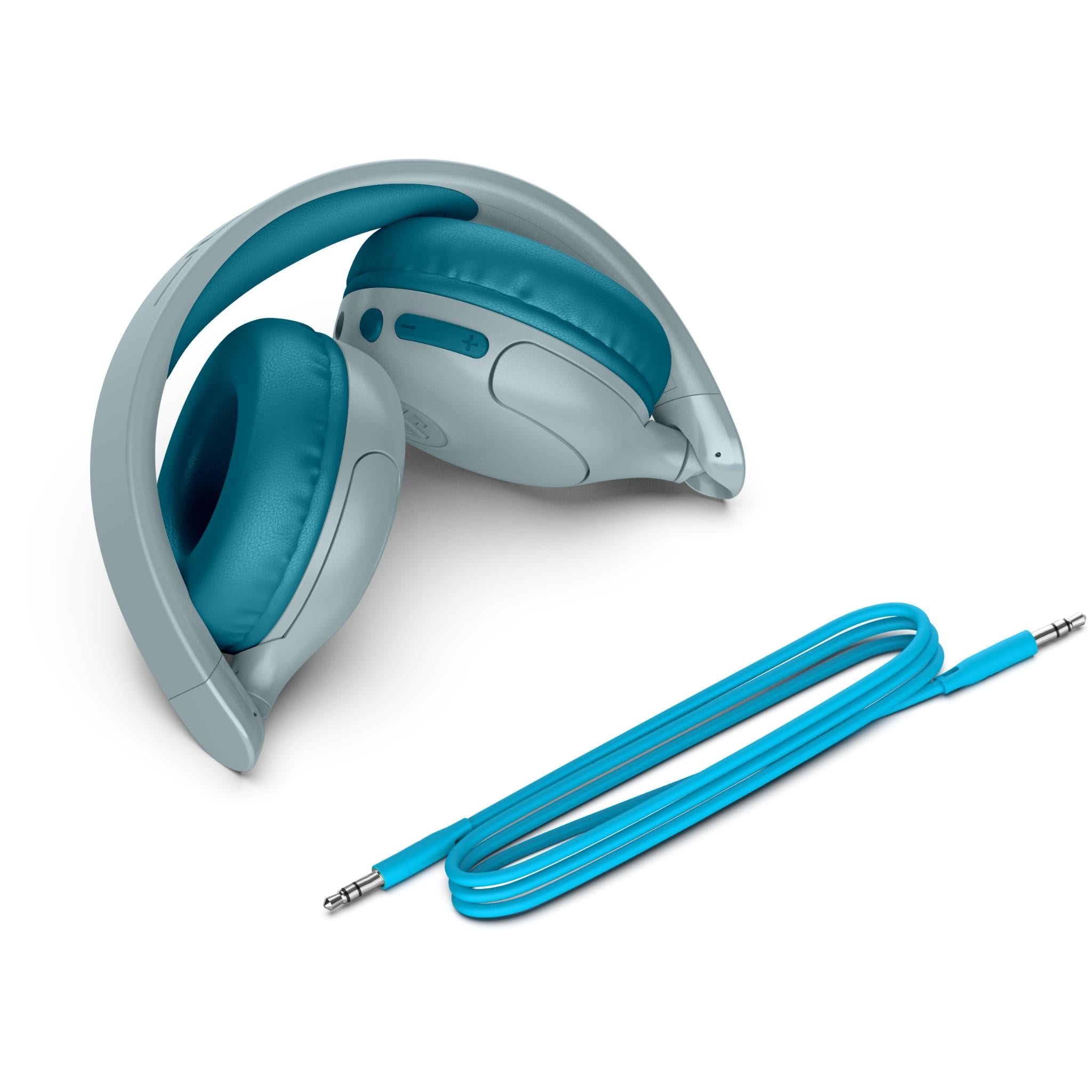 JLab JBuddies 2-in-1 Wireless + Wired Kids Headphones (Teal)