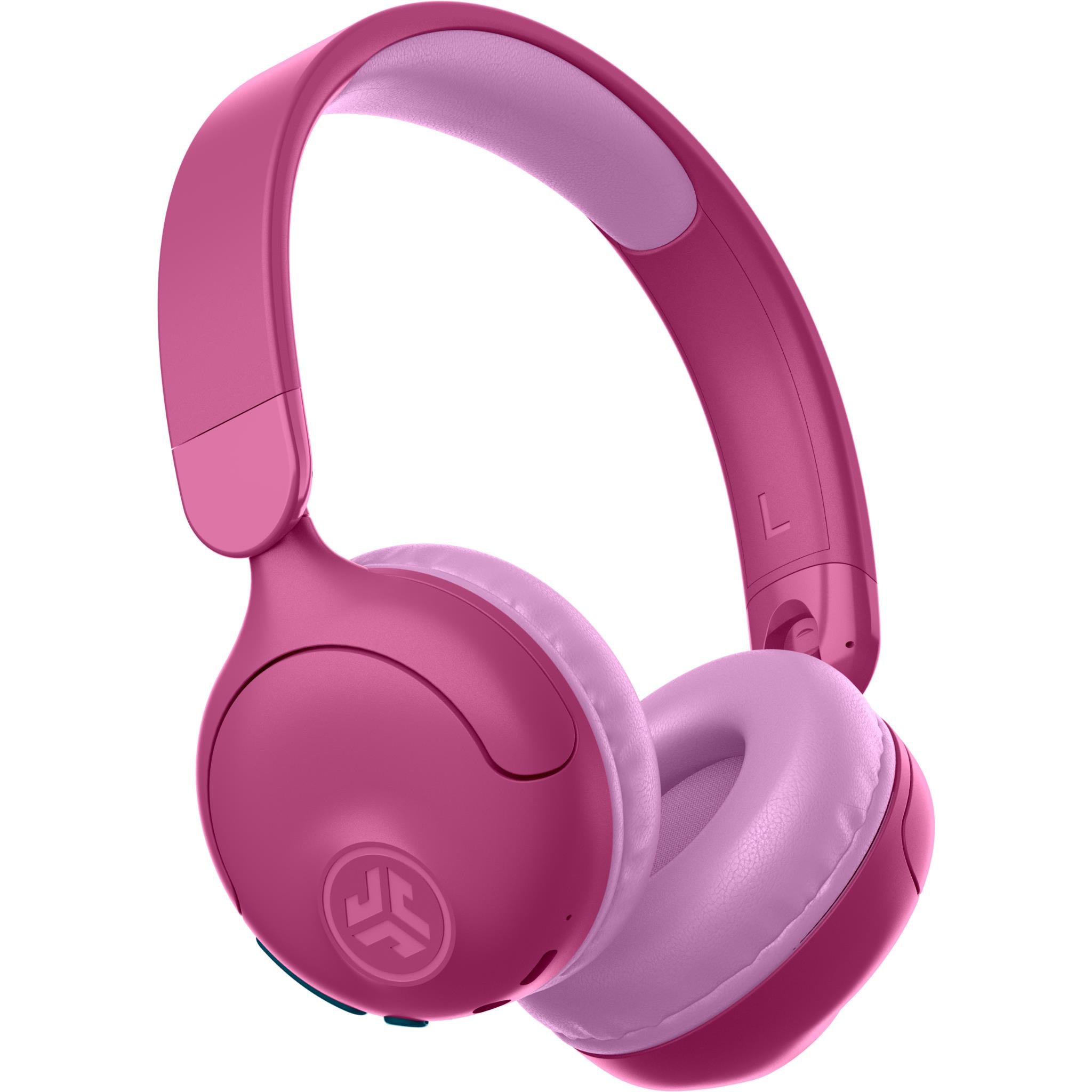 JLab JBuddies 2-in-1 Wireless + Wired Kids Headphones (Pink)